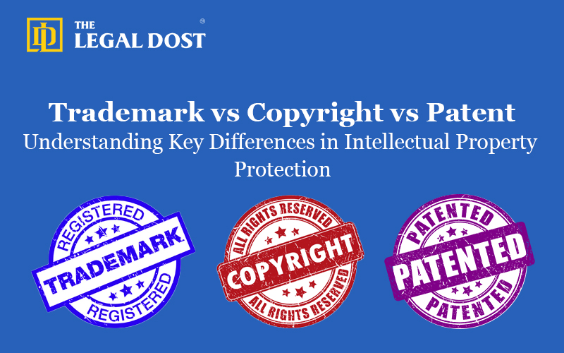 Trademark vs Copyright vs Patent