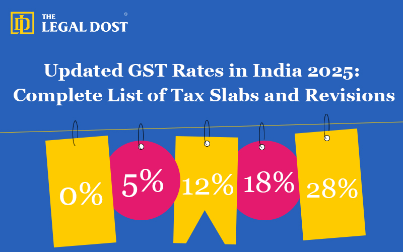 Updated GST Rates in India 2025: Complete List of Tax Slabs and Revisions